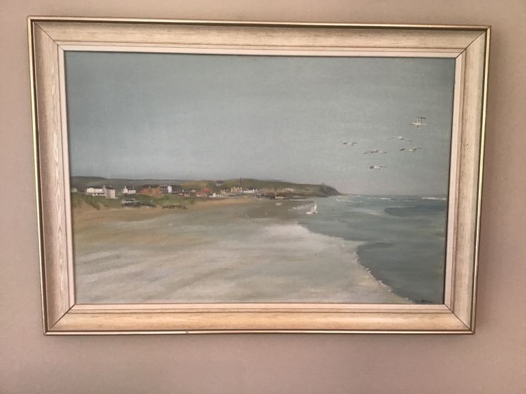 Oil painting of Castlerock