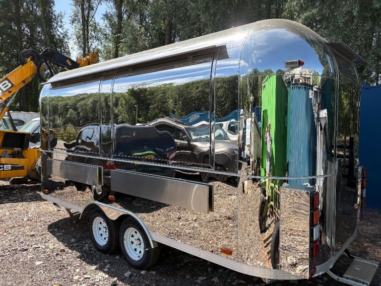 Airstream style catering trailer