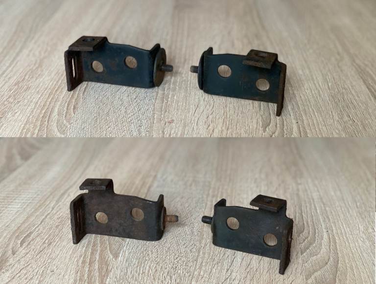 VW Polo 86c 1989 coupe Bumper Carrier Set Genuine VW