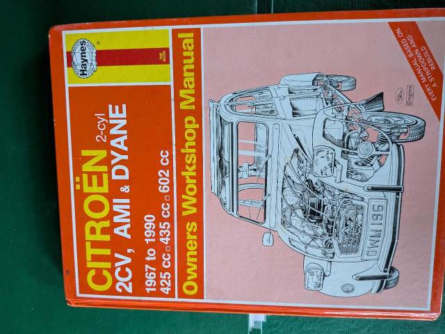 Haynes Citroen 2CV, AMI & Dyane Owners Workshop Manual | in