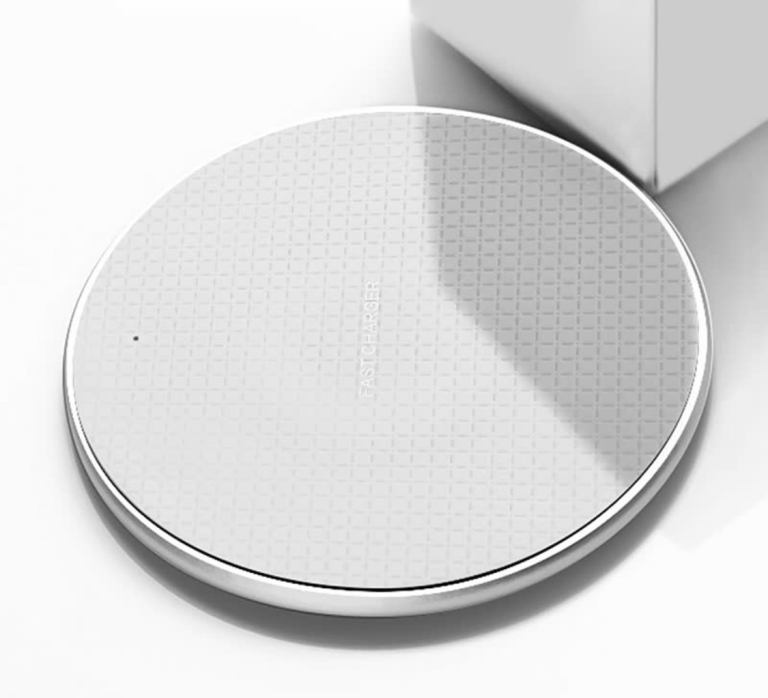 New QI enabled wireless charging pad - 5-10w - GREY