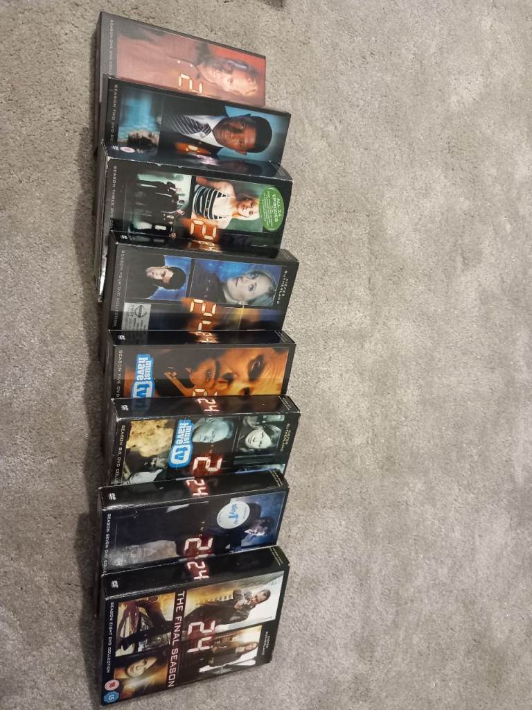 All 8 seasons of 24 DVDs for £4