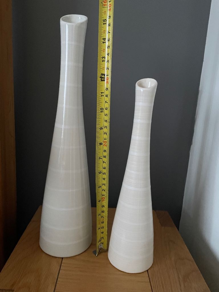 Bhs two ornamental vases