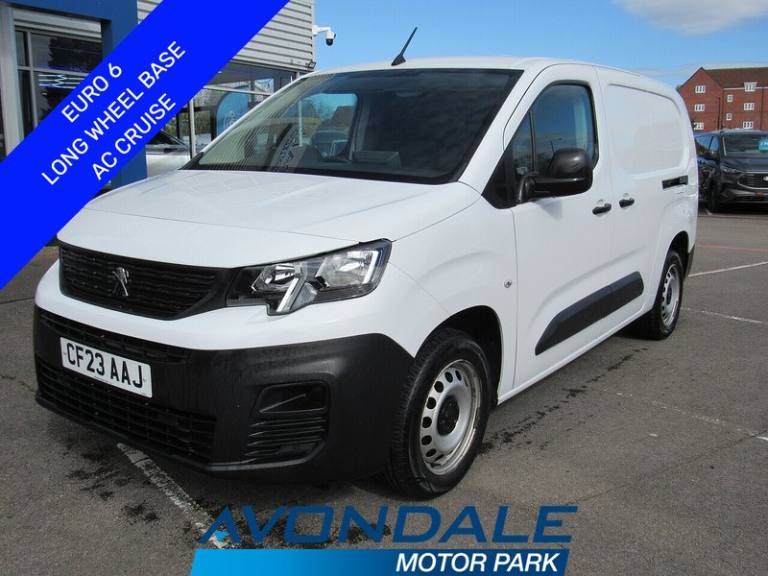 2023 Peugeot Partner BlueHDi 950 Professional Premium + l2 lwb euro 6 white van 1.5 6dr Panel Va ...