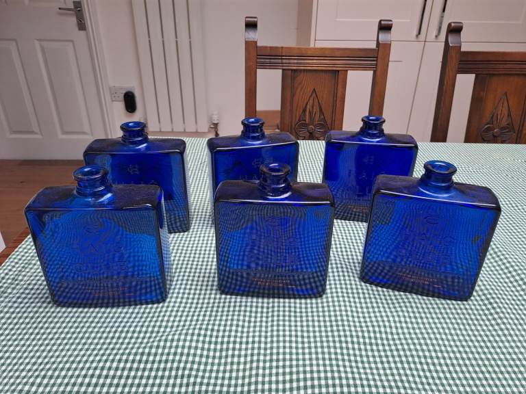 Haig club blue whiskey bottles x 6