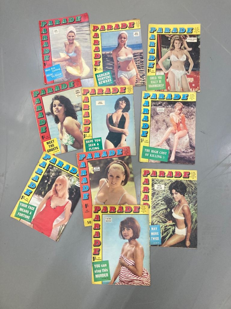 vintage 1960s parade magazine x 100