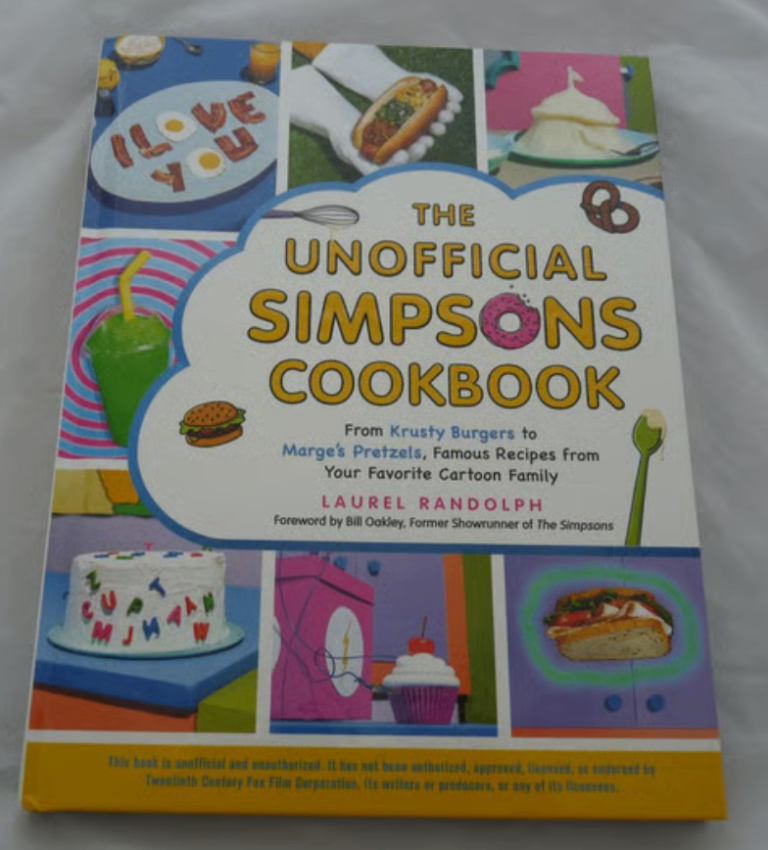 The Unofficial Simpsons Cookbook Krusty Burgers to Marge's Pretzels - Hardback