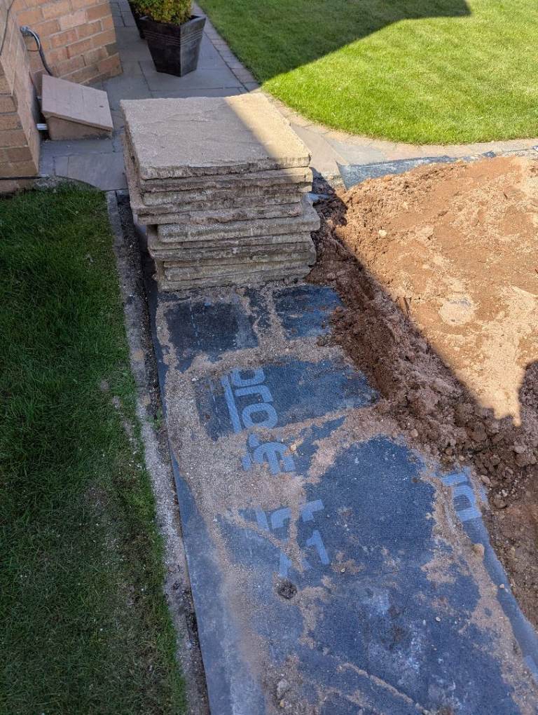 Free to collect paving slabs