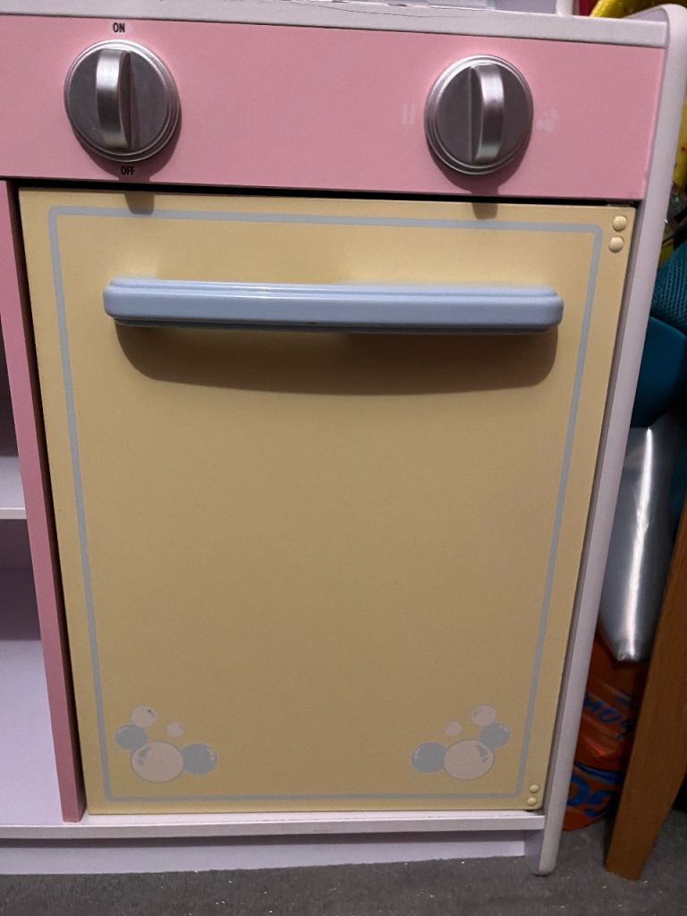 Large wooden toy kitchen