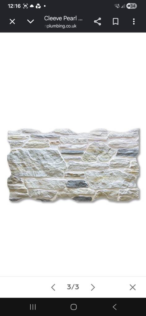Stone Effect Ceramic Tiles - New in Box