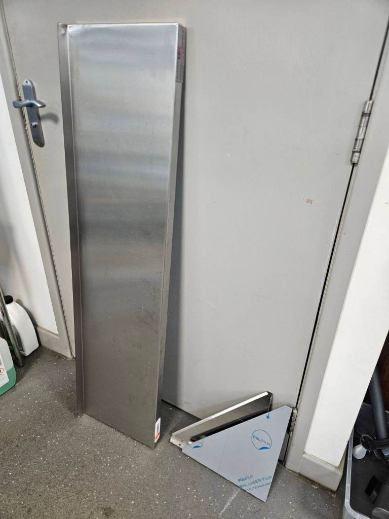 PARRY Commercial Stainless Steel Shelf With Brackets (1200mm x 300mm) UK Made