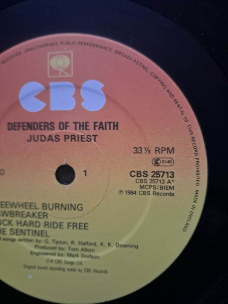 Judas priest 1st press
