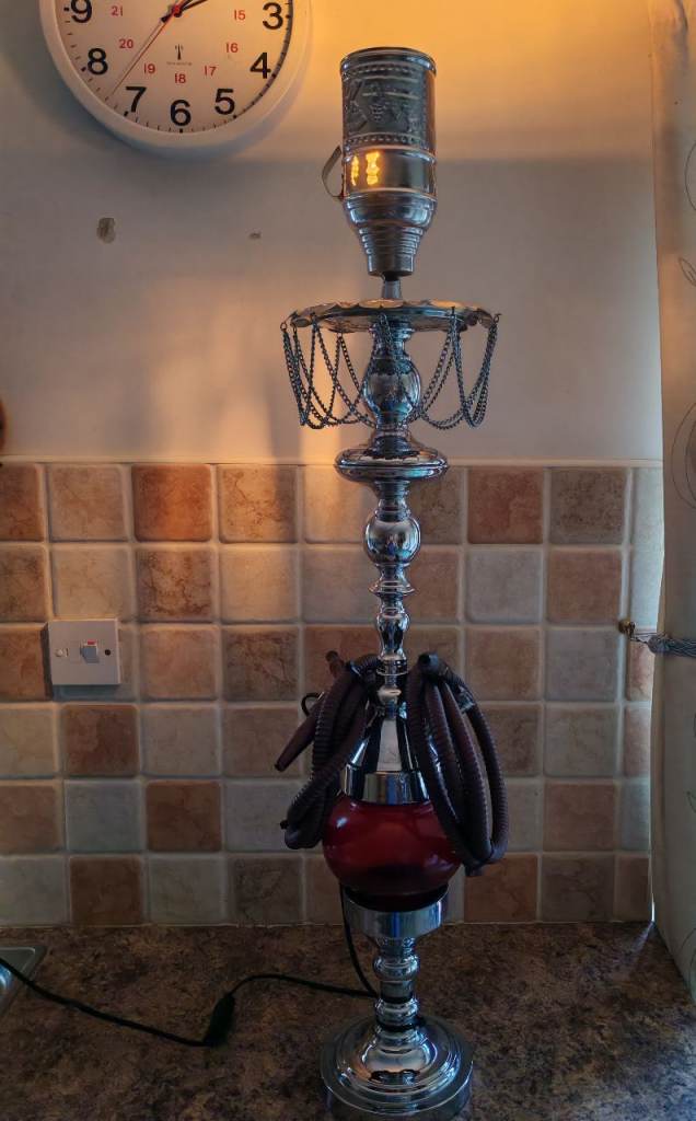 Lovely Shisha Pipe Retro Lamp Conversion 