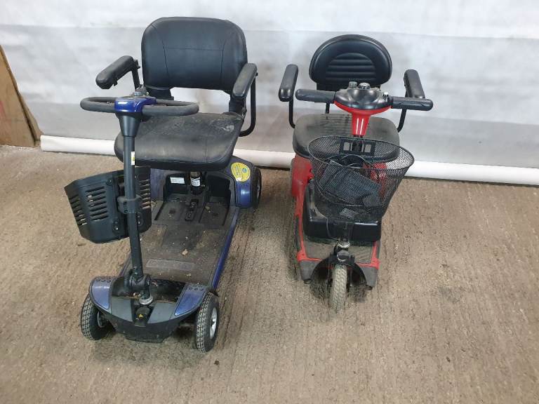 2 X Pride Go Go Elite Traveller Plus Mobility Scooter 3 & 4 Wheeler