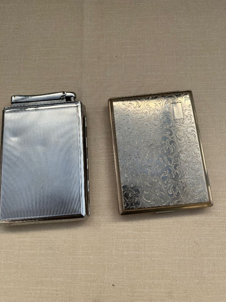 Pair of cigarette cases from 1950’s