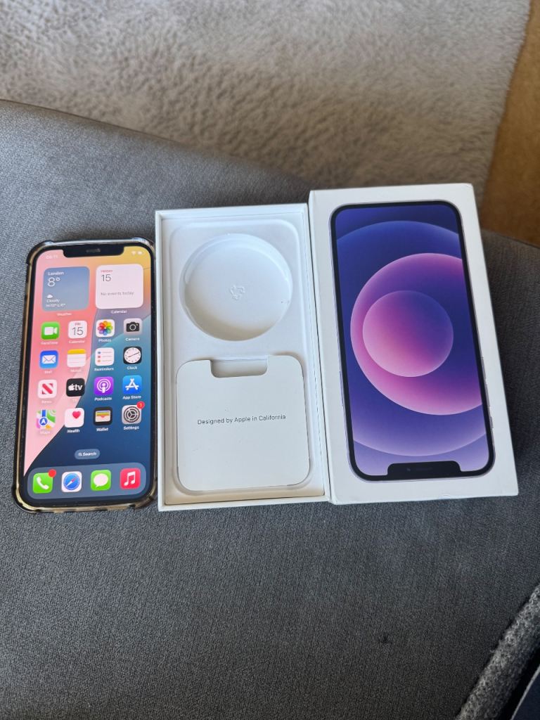 iPhone 12 Unlocked 86%BH with box 