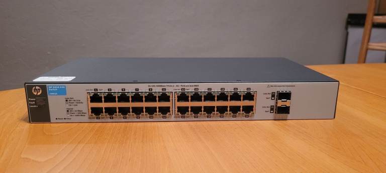 HP ProCurve 1810‑24G (J9803A) 24‑Port Managed Gigabit Switch