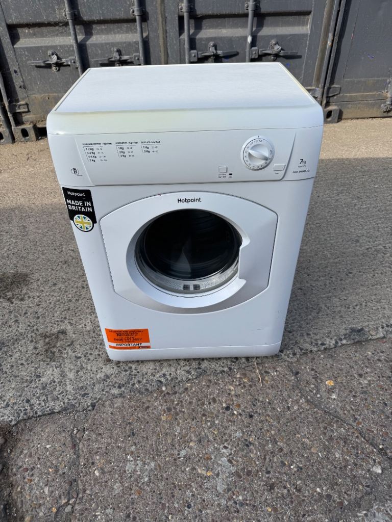 Hotpoint Tumble Dryer - Good Condition, White 7kg