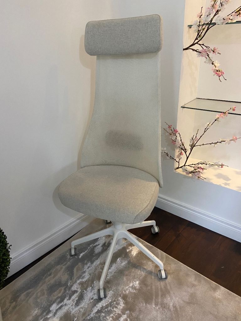 Light Grey High Back Office Chair 