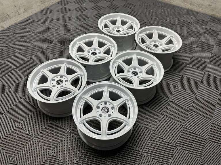 17 18" Inch Strom DSF45 Drift Wheels 5x114.3 Nissan silvia skyline R32 Chaser JZX lexus IS200