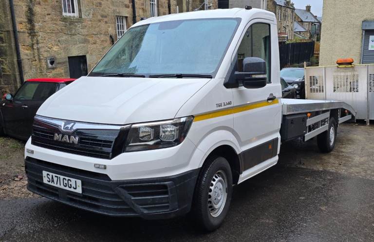 MAN, TGE, VW Crafter, 2021, ULEZ, 185hp 6 speed Manual Recovery pick up truck 75k. Reg Dec 2021