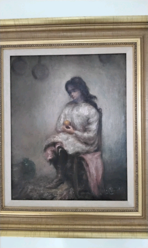 Old oil painting 