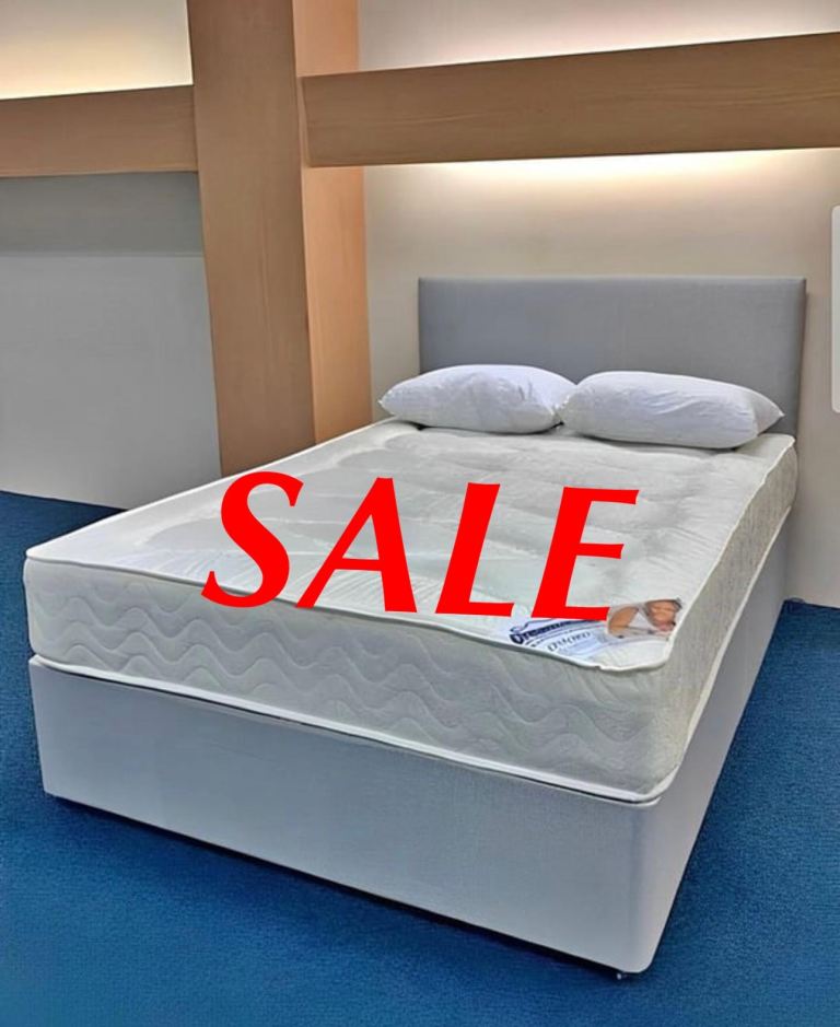 Brand new double divan beds single small double kingsize super king size bed mattress headboard 