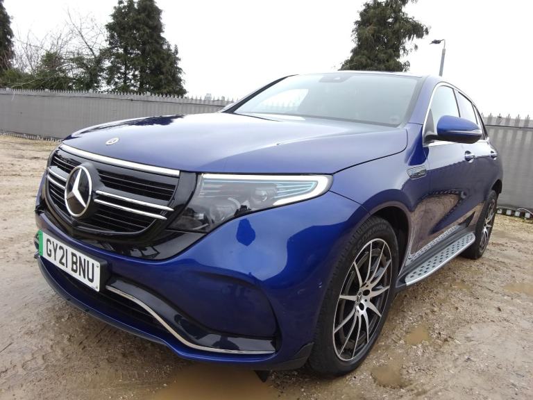 2021 21 REG MERCEDES BENZ EQC 400 AMG LINE 4MATIC ELECTRIC AUTO DAMAGED SALVAGE