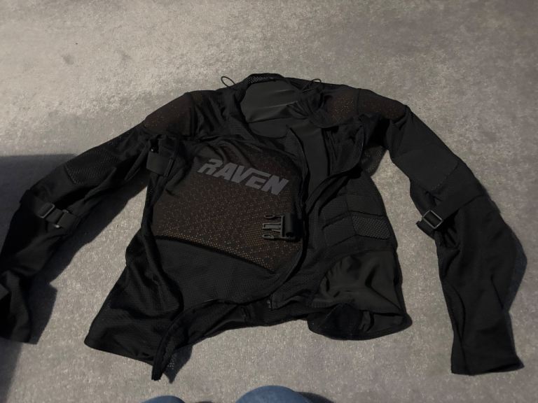 Motocross raven soft shield protective jacket 2XL