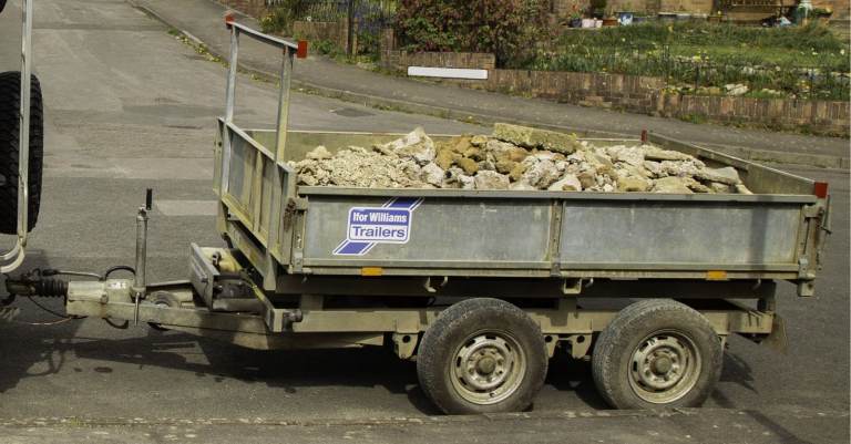 Ifor Williams TT85G Tipper Trailer 8 x 5 twin axle with tailgate chute