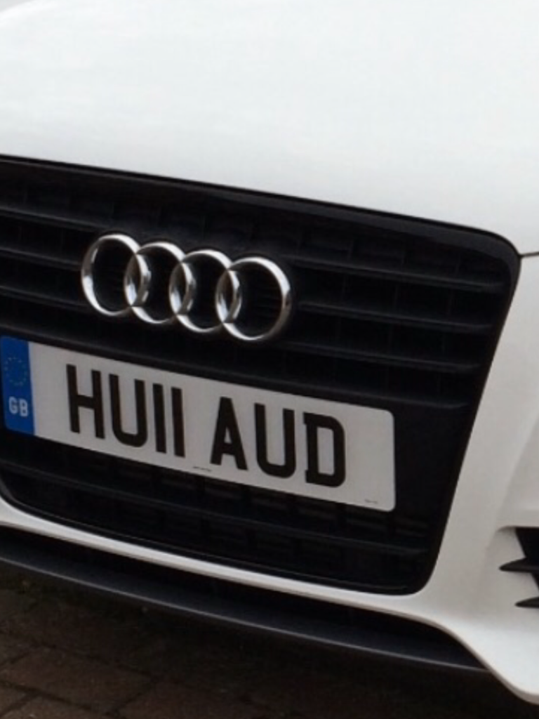 private number plate HU11 AUD 