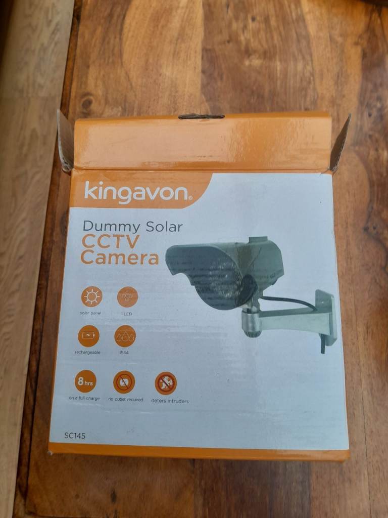 Kingavon Dummy Solar CCTV Camera – NEW
