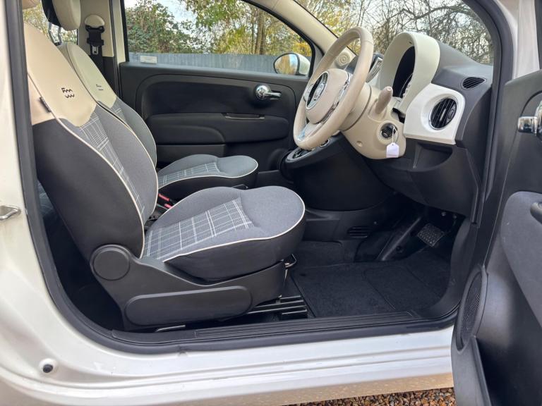 2019 Fiat 500 1.2 Lounge Dualogic Euro 6 (s/s) 3dr Petrol