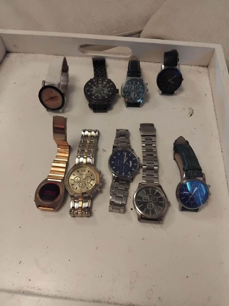 image for Job Lot: Multicoloured Men's Watches (10 Watches)