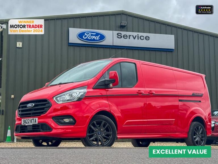 2022 Ford Transit Custom 2.0 EcoBlue 185ps Low Roof Sport Van PANEL VAN DIESEL Manual