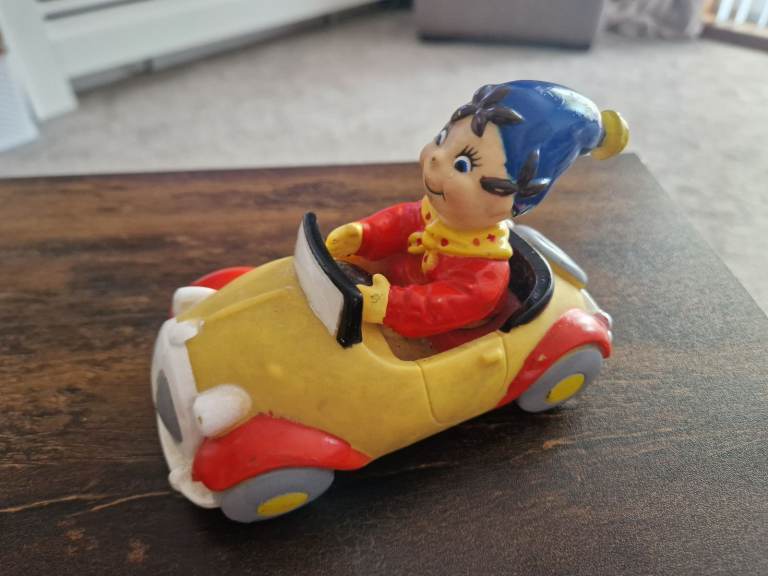 Vintage Hard Rubber Noddy Car Toy