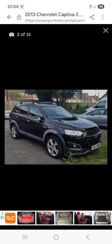 Chevrolet, CAPTIVA, Estate, 2013, Other, 2231 (cc), 5 doors