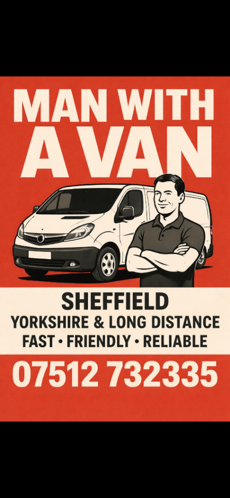 Man and van Sheffield/Yorkshire