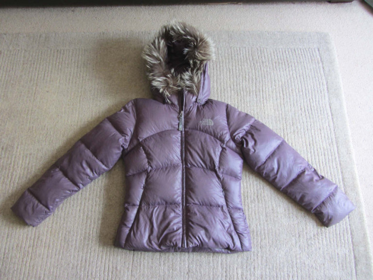 NORTH FACE Down Feather Puffer Jacket Size M puffa quilted 