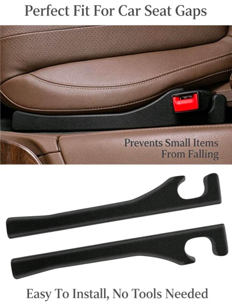 2Pcs Car Seat Gap Filler – Universal Anti‑Drop Strip, Stop Items Falling