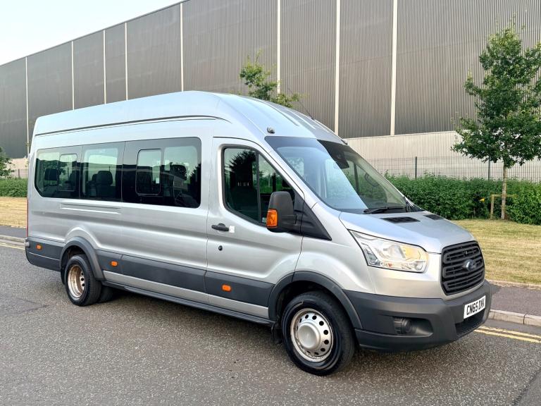 2016/65 FORD TRANSIT 460 L4 17 SEATER MINIBUS-2.2 TDCI 125 PS RWD-EX MOD-SILVER!