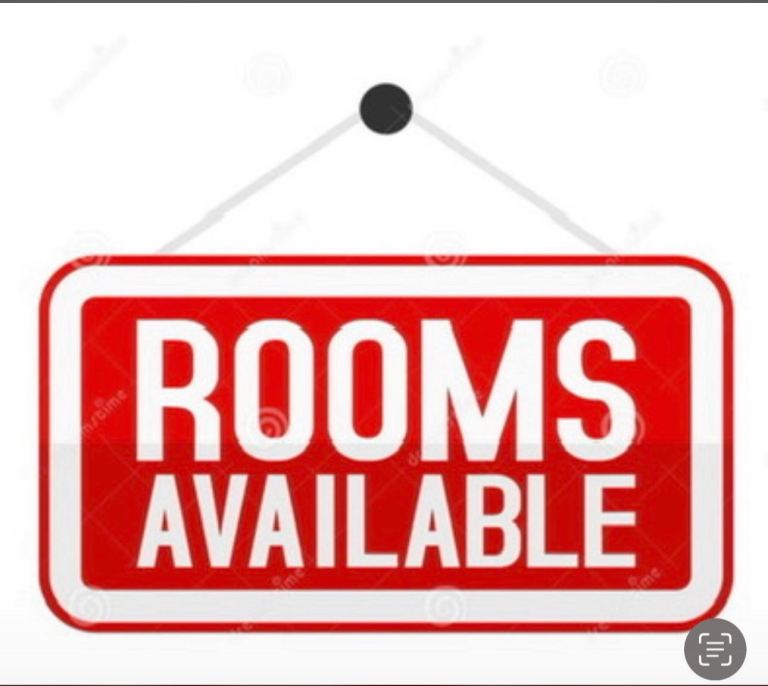 Rooms available immediately 