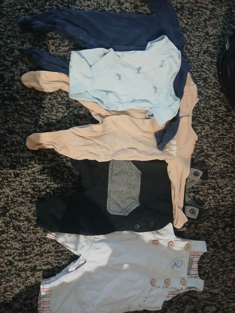 Big bundle of baby clothes