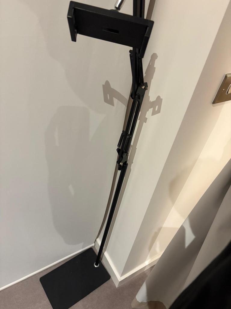 Adjustable Phone/Tablet Floor Stand - Black, As Good As New