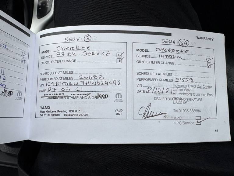 2018 Jeep Cherokee 2.2 MultiJetII Overland SUV 5dr Diesel Auto 4WD Euro 6 (s/s) (200 ps) ESTATE D...