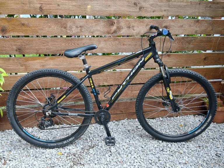 Black mountain bike