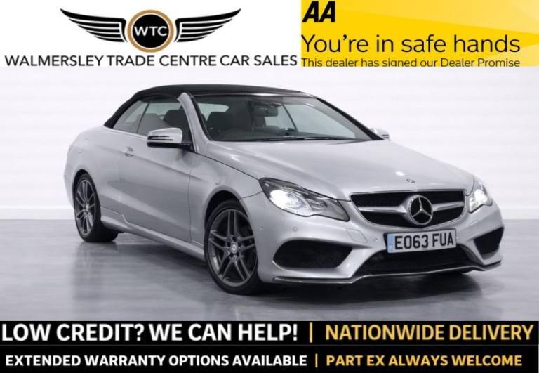 2013 Mercedes-Benz E Class 2.1 E250 CDI AMG Sport Cabriolet 2dr Diesel G-Tronic+ Euro 5 (s/s) (20...