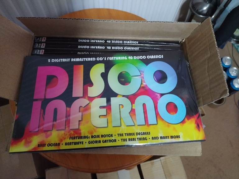 Disco Inferno 10 X 2 CD Set 40 Disco Classics Hits BRAND NEW