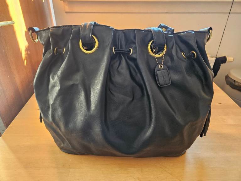  Lovely black handbag / bag / hand bag by Clarks £10