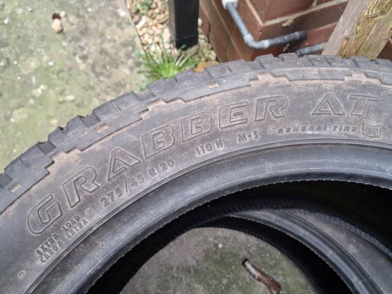 X4 Grabber at 275/45 r20 tyers 